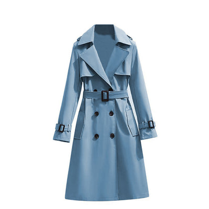 Dames Trenchcoat Waterdicht Mid Lengte Stijlvol