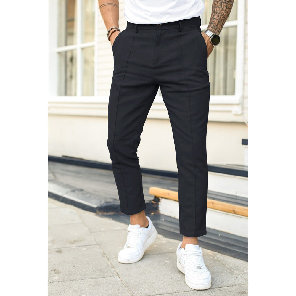 Heren Broek Casual Elegante Vrijetijdsbroek Comfortabel