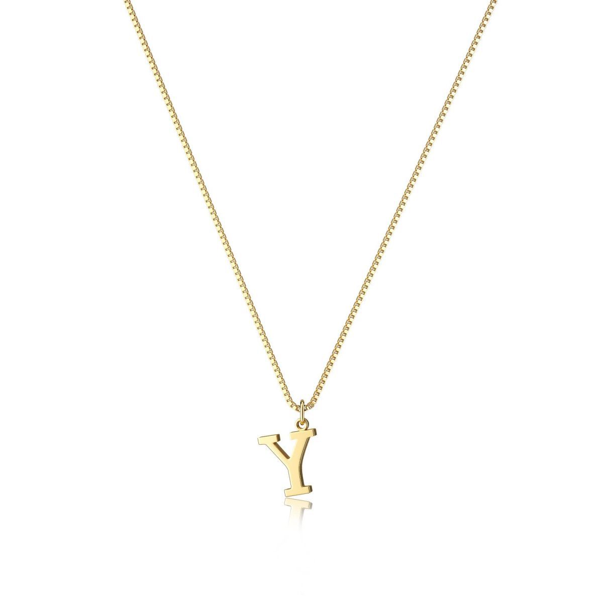 Gouden Ketting met Initialen voor Vrouw Persoonlijke Letter Sieraden