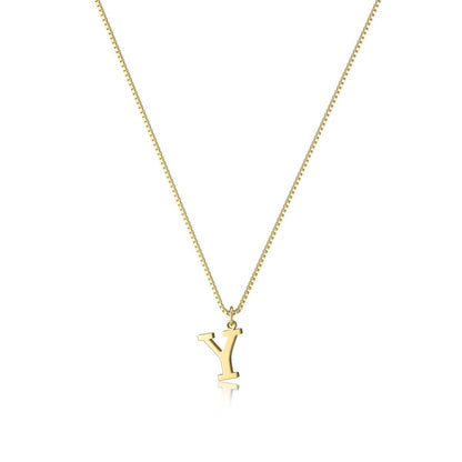 Gouden Ketting met Initialen voor Vrouw Persoonlijke Letter Sieraden