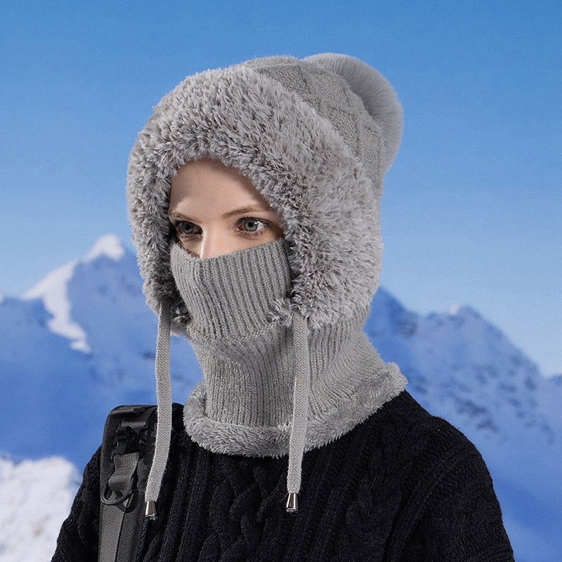 Dames Muts Sjaal Set Warm voor Winter en Ski