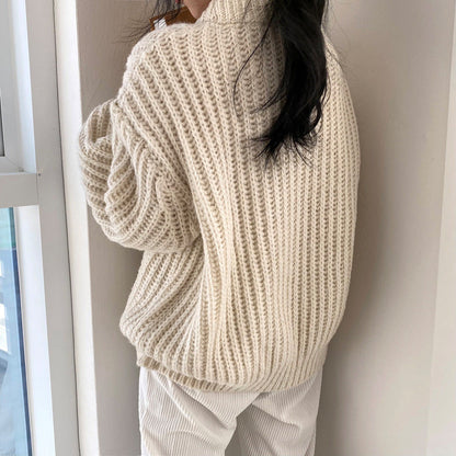 Dames Trui Gebreid Oversized Warme Modieuze Truien