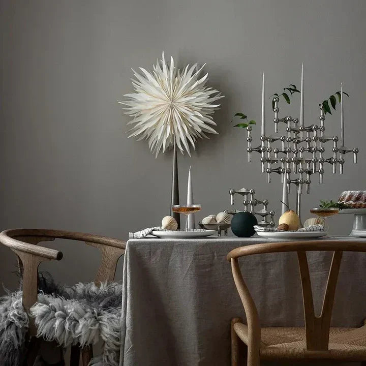 Design Kandelaar van Metaal met Modulair Frame | Moderne Tafeldecoratie & Sfeermaker