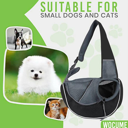 Premium Huisdierendrager – Ruime Draagtas voor Honden en Katten met Verstelbare Schouderriem en Ademend Netontwerp