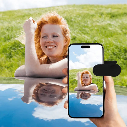 Camera Spiegelreflector Clip voor Creatieve Symmetrische Foto's – Universele Smartphone Lens met Glasreflectie