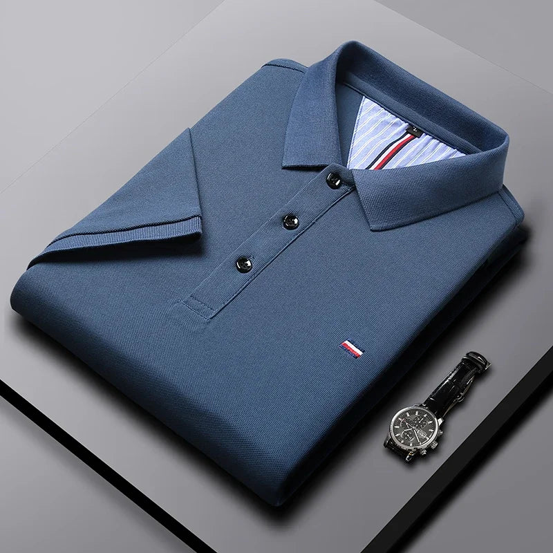 Heren Poloshirt Klassiek van Koos Comfortabel Katoen