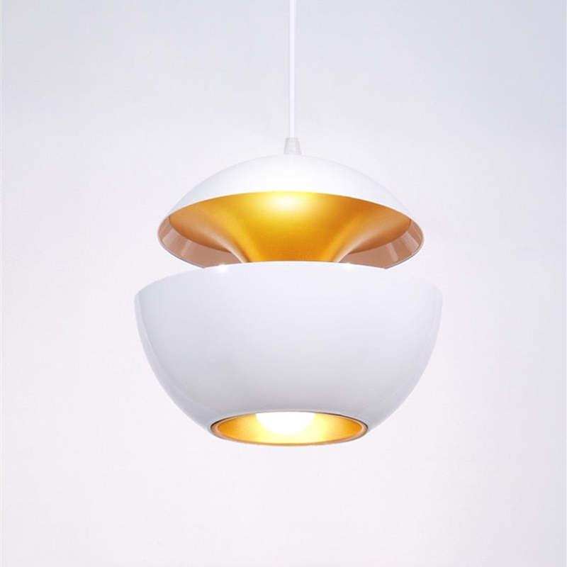 Elegante LED Plafondlamp Zwart-Wit Modern Design Rond Aluminium Eethoek Slaapkamer Woonkamer Warm Dimbaar Licht Scandinavisch Interieur Stijlvol