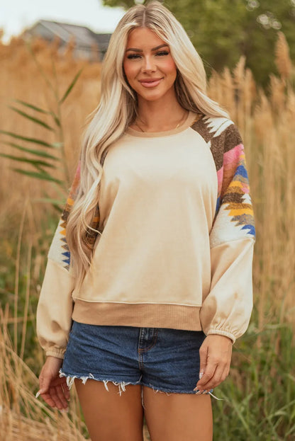 Dames Trui Aztec Patroon Kleurrijk en Stijlvol