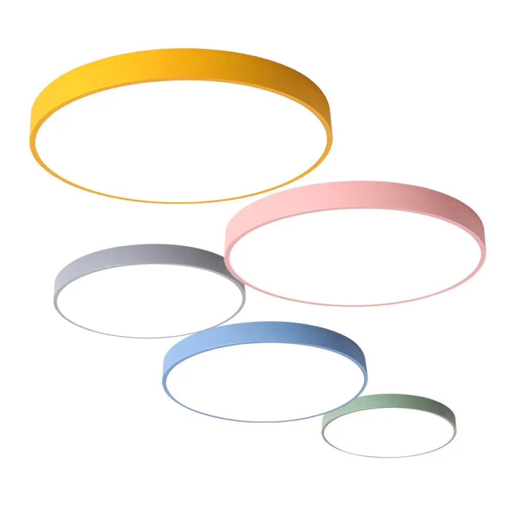 Ronde Acryl LED Plafondlamp met Afstandsbediening – Kinderkamer Verlichting