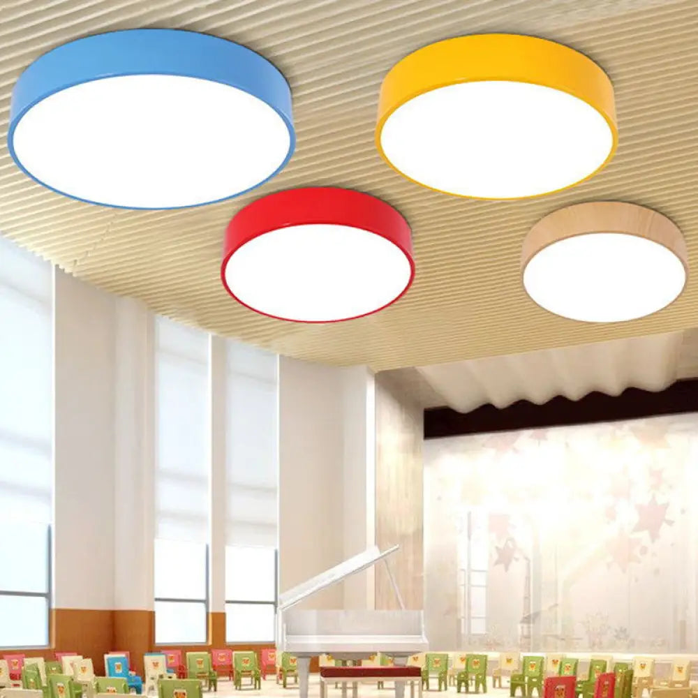 Ronde Acryl LED Plafondlamp met Afstandsbediening – Kinderkamer Verlichting