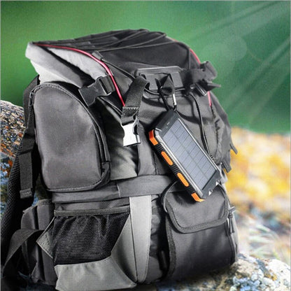Zonnepanelen Powerbank 10000 mAh Met Waterdichte Behuizing Voor Outdoor Gebruik