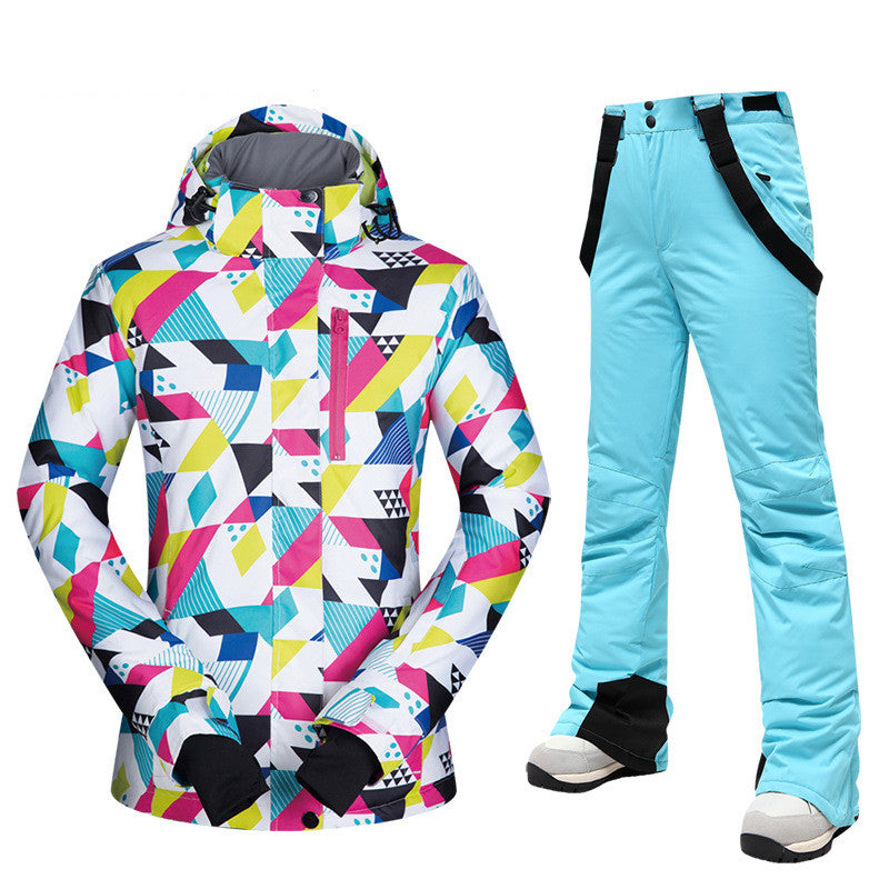 Dames Ski Pak Waterdicht 2-Delig Modern Design