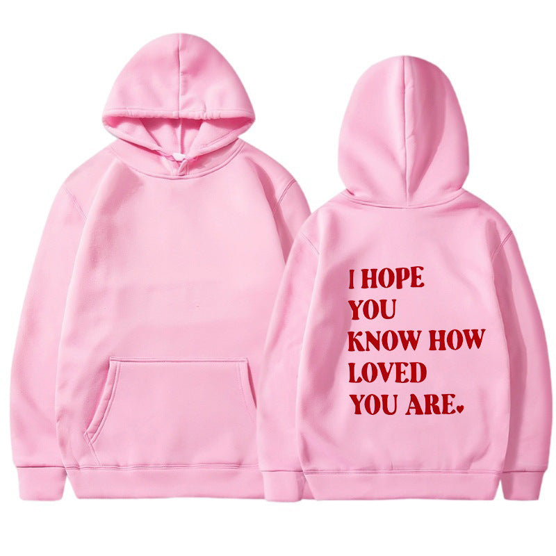 Dames Hoodie Zwart met Self Love Print Trendy Design