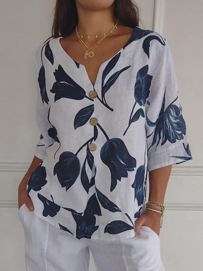 V-hals Blouse voor Vrouw - StudioMarella