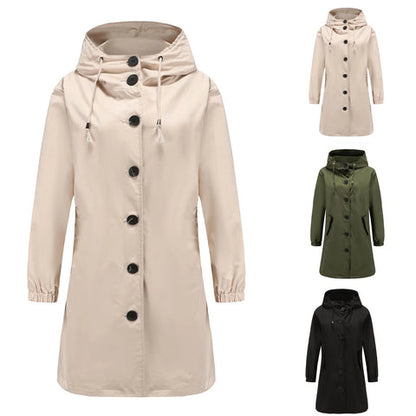 Trenchcoat Lange Stijl Vrouwen