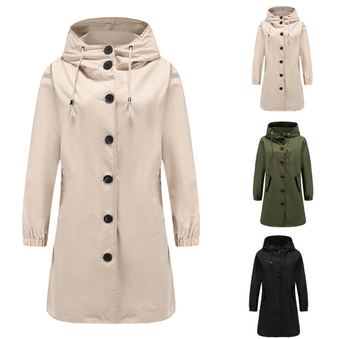Klassieke Trenchcoat voor Vrouwen Waterdicht en Stijlvol