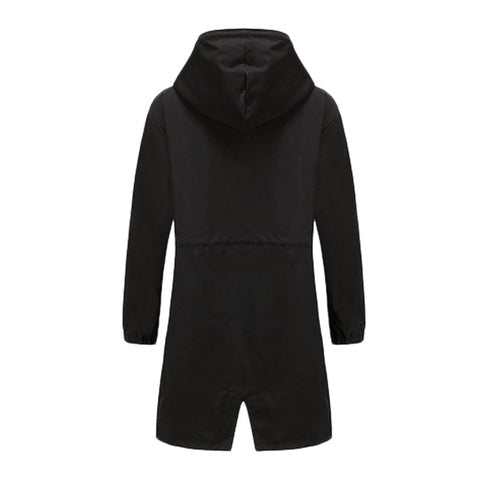 Lange Trenchcoat Mode Jurk