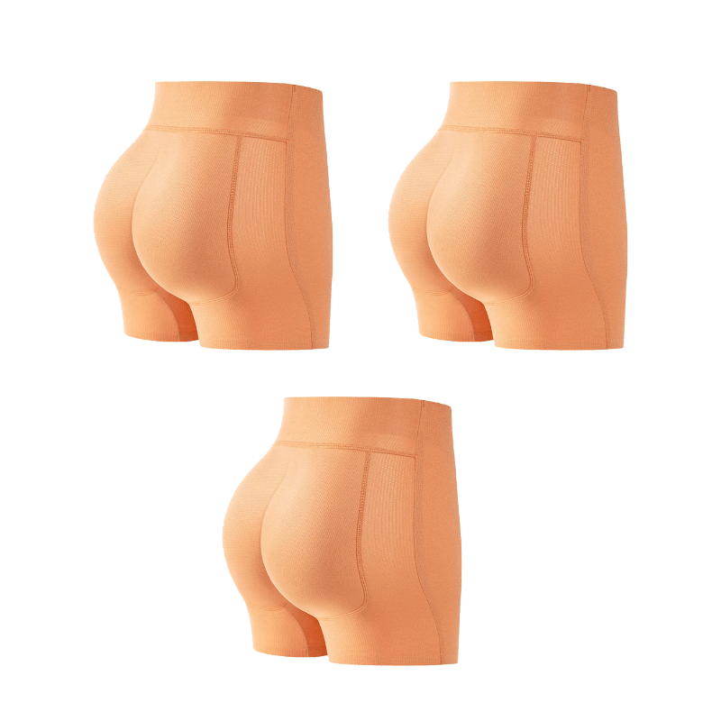 Corrigerende Shapewear Shorts met Push-Up Effect en Hoge Taille voor Bilvergroting