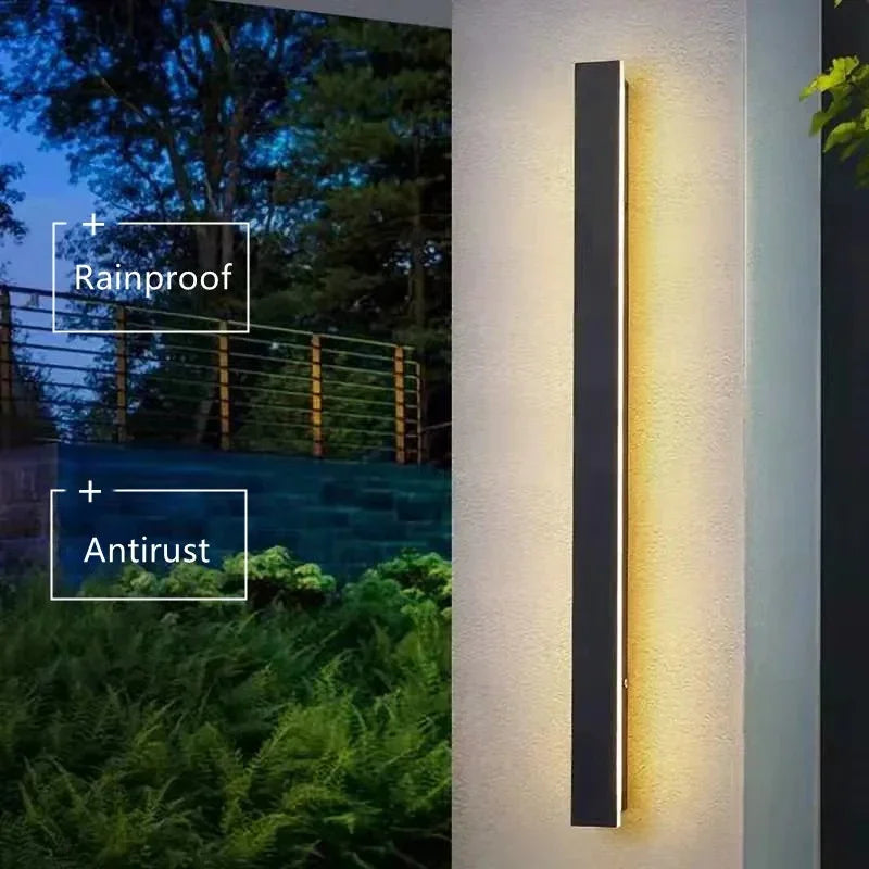 LED Wandlamp Buiten Binnen IP65 Waterdicht 30cm tot 120cm Minimalistisch Modern
