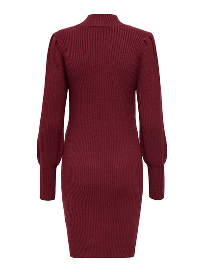 Zwangerschapsjurk Mini Damesjurk Hoge Hals Casual Stijl