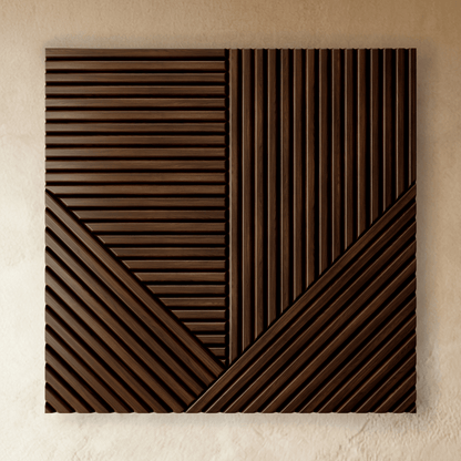 Adira Houten Wandpanelen Met Geometrisch Design Voor Stijlvolle Accentmuren
