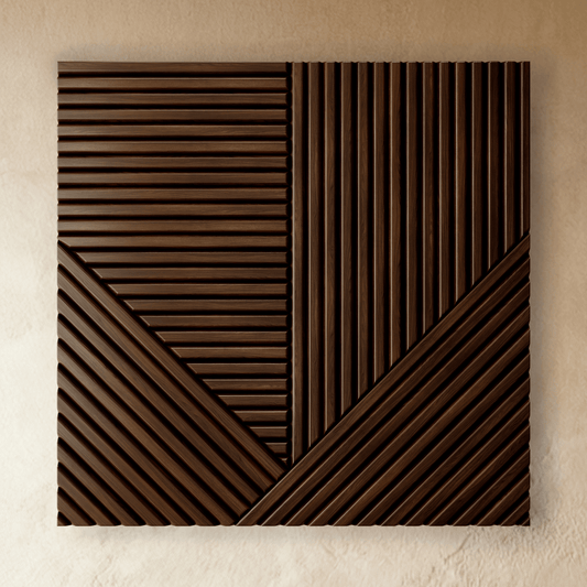 Adira Houten Wandpanelen Met Geometrisch Design Voor Stijlvolle Accentmuren
