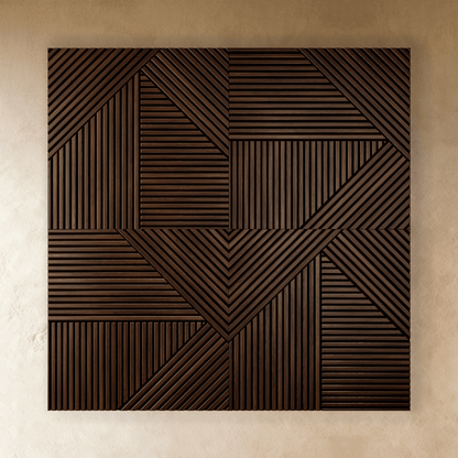 Adira Houten Wandpanelen Met Geometrisch Design Voor Stijlvolle Accentmuren