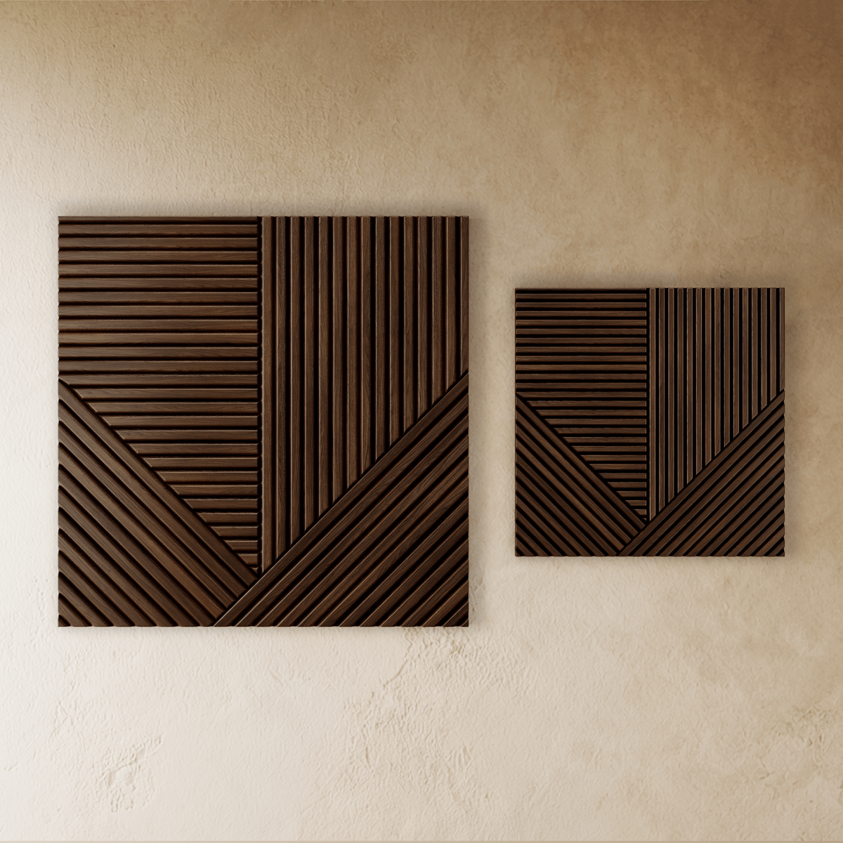 Adira Houten Wandpanelen Met Geometrisch Design Voor Stijlvolle Accentmuren