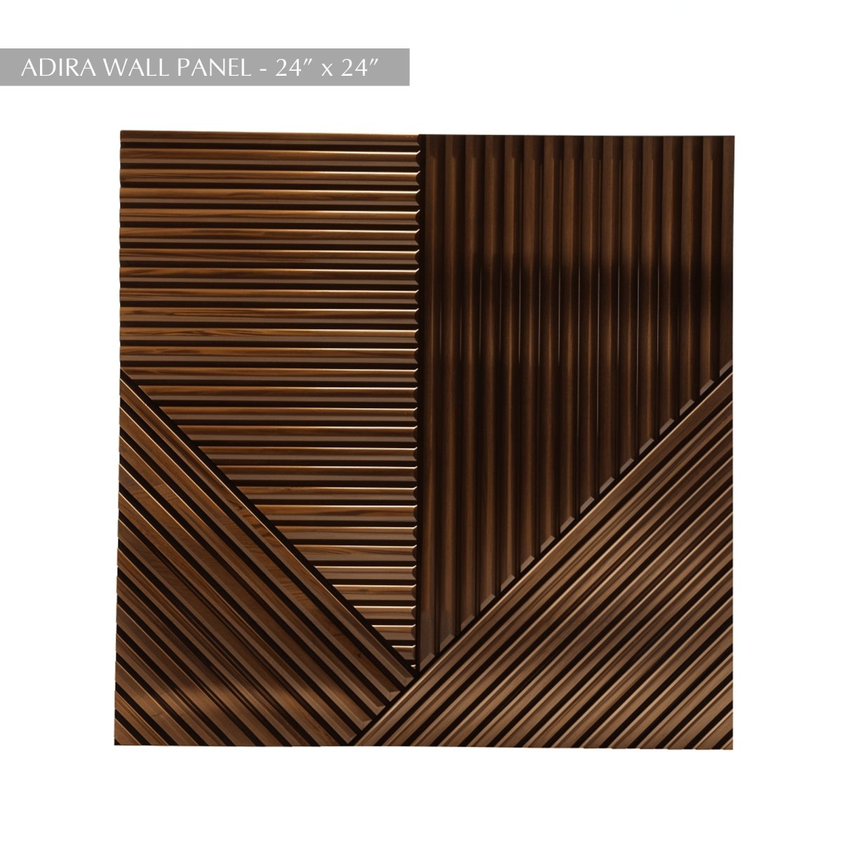 Adira Houten Wandpanelen Met Geometrisch Design Voor Stijlvolle Accentmuren