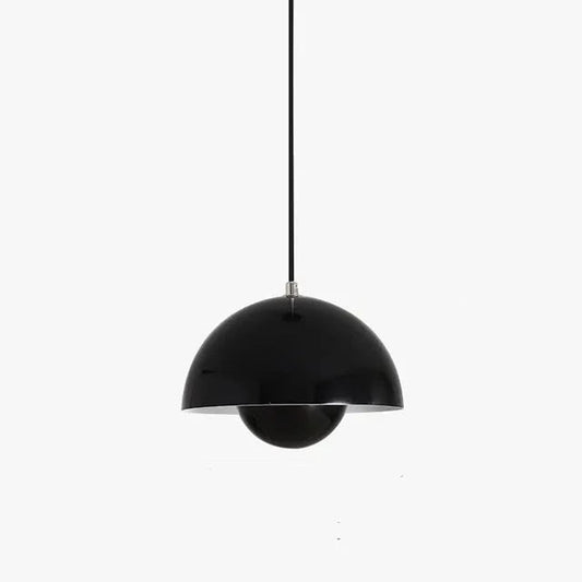 Moderne glazen hanglamp met zachte lichtval – minimalistisch design