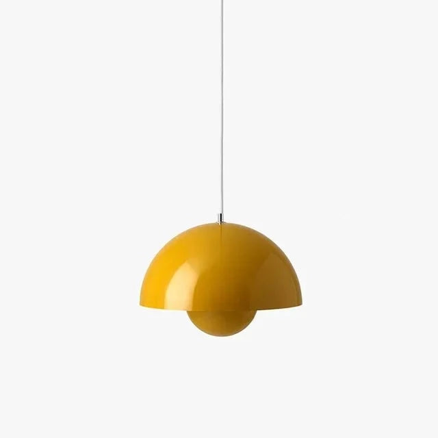 Moderne glazen hanglamp met zachte lichtval – minimalistisch design