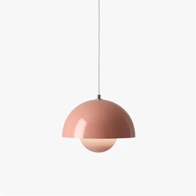 Moderne glazen hanglamp met zachte lichtval – minimalistisch design