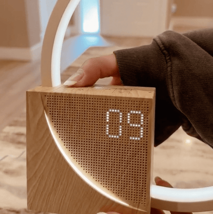 Digitale Lichtwekker met Zonsopgang Simulatie – Natuurlijk Wakker Worden – USB Oplaadpoort & FM Radio
