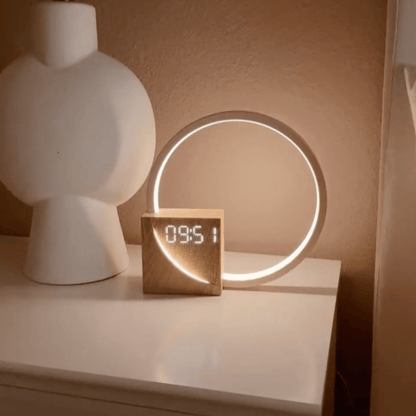 Digitale Lichtwekker met Zonsopgang Simulatie – Natuurlijk Wakker Worden – USB Oplaadpoort & FM Radio