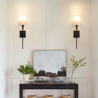 Wandlamp Draadloos Oplaadbaar Dimbaar Afstandsbediening Binnen Buiten IJzer Stof Warm Neutraal Wit Licht Goud Zwart Zilver Slaapkamer Woonkamer Tuin