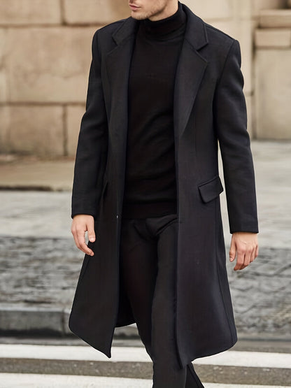 Heren Trenchcoat Elegant Zakelijk Waterdicht