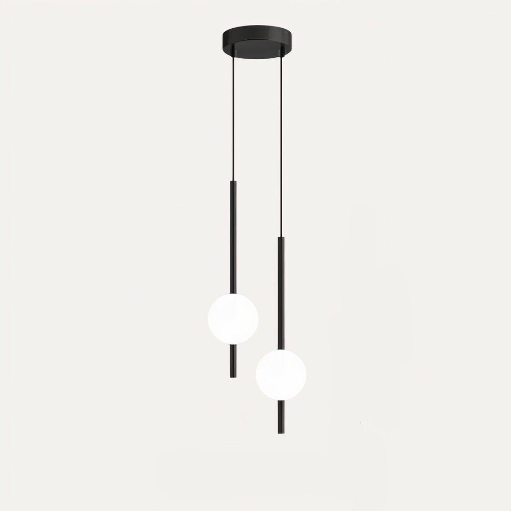 Sansoti | Moderne Hanglamp van Glas & Metaal – Scandinavisch Design (1 of 2 Lichtpunten)
