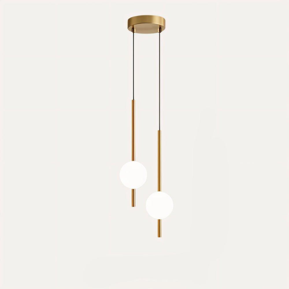 Sansoti | Moderne Hanglamp van Glas & Metaal – Scandinavisch Design (1 of 2 Lichtpunten)