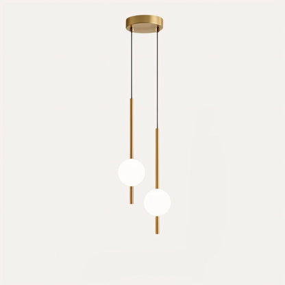 Sansoti | Moderne Hanglamp van Glas & Metaal – Scandinavisch Design (1 of 2 Lichtpunten)