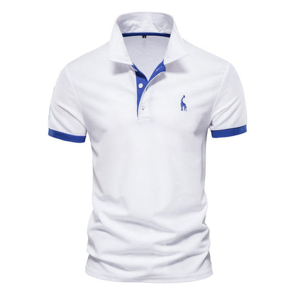 Polo Shirt Tweekleurig Sportief Heren