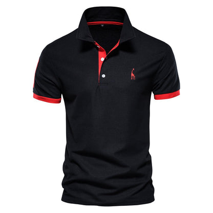 Polo Shirt Tweekleurig Sportief Heren