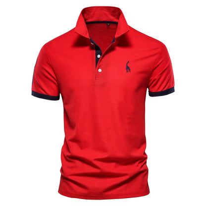 Polo Shirt Tweekleurig Sportief Heren