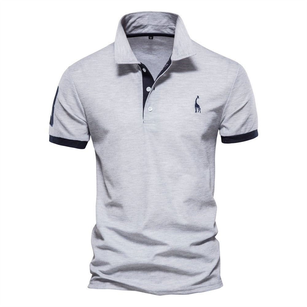 Polo Shirt Tweekleurig Sportief Heren
