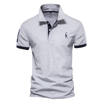 Polo Shirt Tweekleurig Sportief Heren