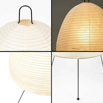 Japanse Vloerlamp Rijstpapier Minimalistisch Design E27 47cm Wit