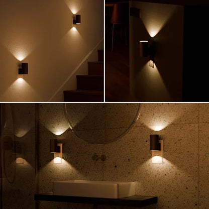 Wandlamp Stopcontact LED Dimbaar Dag Nacht Sensor 10W Warm Licht Slaapkamer Hal