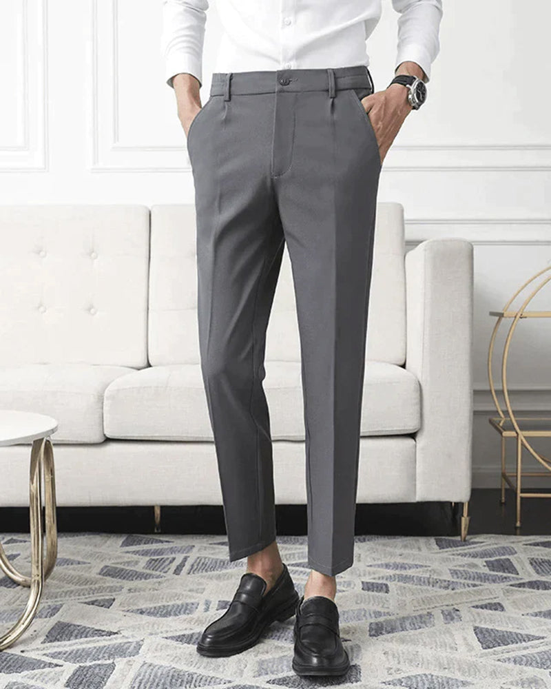 Herenslimfit Broek Zakelijke Kleding voor Mannen