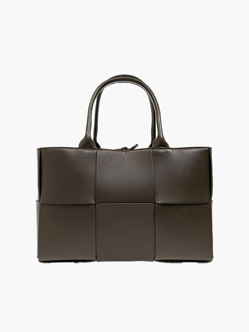 Leren Handtas Modern Geweven Design voor Dames