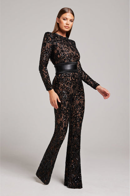Jumpsuit voor Vrouw Kant Details Verfijnd Design