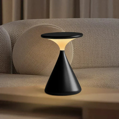 Draagbare Zandloper Tafellamp met Dimbare LED Batterij Accustroom Sfeerlicht Draadloze Touch Bediening Woon Slaapkamer Kantoor Retro Stijlvol Modern Design